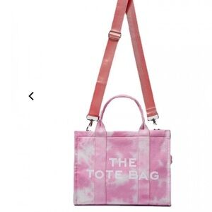 Pink Tie Dye Tote Bag